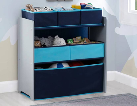 REGAŁ ORGANIZER NA ZABAWKI POJEMNIKI SZAFKA DZIECI