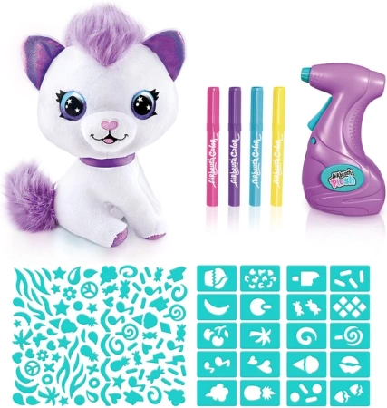 AIRBRUSH PLUSH POKOLORUJ PLUSZAKA PLUSZ KOT KOTEK MASKOTKA DO KOLOROWANIA