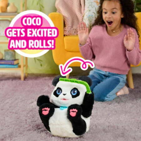FURREAL INTERAKTYWNA PANDA 60 REAKCJI MASKOTKA DŻWIĘKI