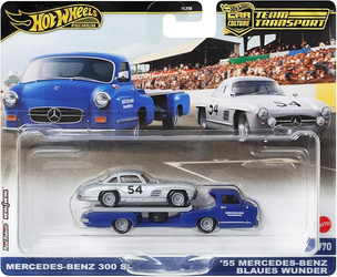 HOT WHEELS Team Transport #70 HRV48 Mercedes-Benz 300SL + 55 Blaues Wunder