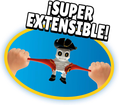 STUMBLE GUYS MONSTER FLEX ROZCIĄGLIWE GUMOWE FIGURKI CAPT.NOHEART