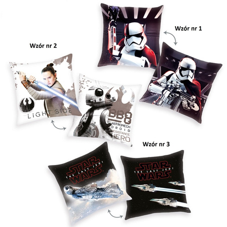 STAR WARS GWIEZDNE WOJNY PODUSZKA JASIEK 40X40