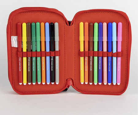 SPIDERMAN PIÓRNIK TRZYKOMOROWY Z WYPOSAŻENIEM