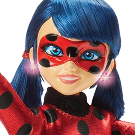 MIRACULOUS BIEDRONKA I CZARNY KOT LALKA INTERAKTYWNA ŚWATŁO DŹWIĘK 50251