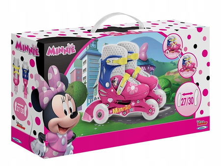 MYSZKA MINNIE ROLKI WROTKI 2W1 REGUL 27-30 DZIECKA