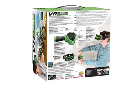 WIRTUALNE OKULARY + KIEROWNICA GOGLE MOTOCROSS