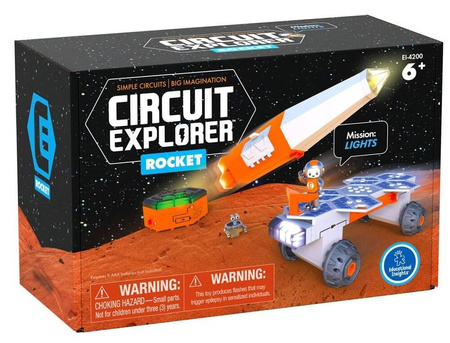 CIRCUIT Kosmos Rakieta Łazik Lądowisko ZABAWKA EDUKACYJNA
