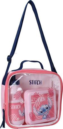LILO I STICH TORBA NA LUNCH ZESTAW BIDON ŚNIADANIÓWKA LUNCH BOX 3W1