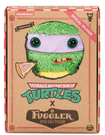 FUGGLER PLUSZOWY POTWÓR MASKOTKA WOJOWNICZE ŻÓŁWIE NINJA DONATELLO TURTLES