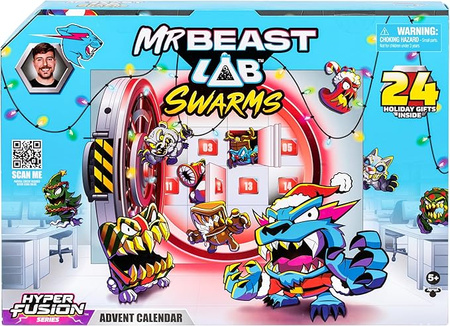 KALENDARZ ADWENTOWY MRBEAST MR BEAST LAB SWARMS FIGURKI