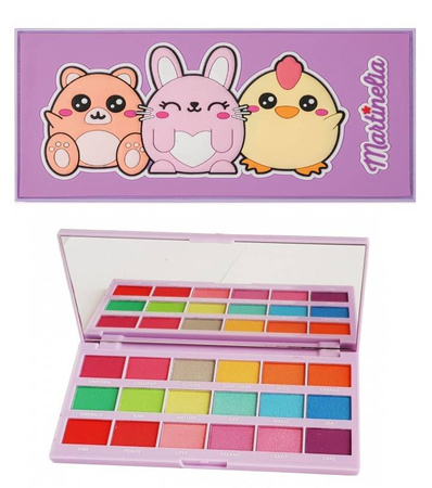 MARTINELIA ZESTAW CIENI DO POWIEK PALETA LUSTERKO
