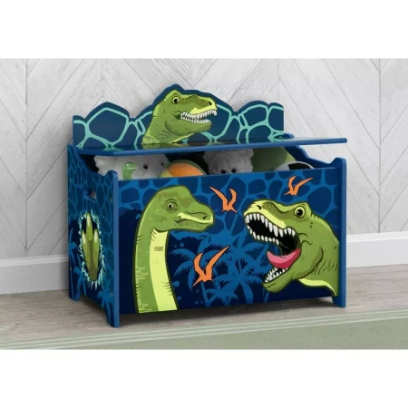 DINOZAURY POJEMNIK NA ZABAWKI SKRZYNIA DINO DZIECI