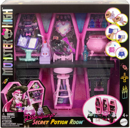MONSTER HIGH DRACULAURA Sekretny pokój eliksirów Zestaw z Akcesoriami