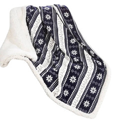 ŚWIĘTA CIEPŁY KOC PLED NARZUTA ŚWIĄTECZNY GWIAZDY