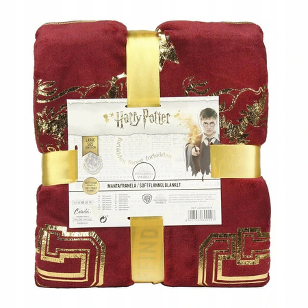 HARRY POTTER DUŻY CIEPŁY KOC KOCYK PLED NARZUTA