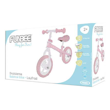 ROWER ROWEREK BIEGOWY DLA DZIECI 10 PASTELOWY