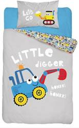 KOPARKI KOPARKA POŚCIEL 135X100 DZIECI DWUSTRONNA