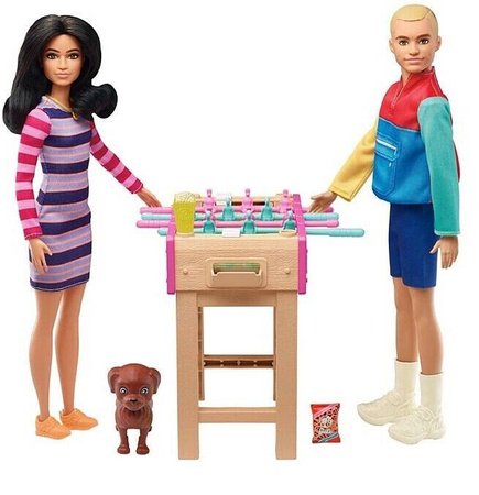 Mattel Lalka Barbie Piłkarzyki z Pieskiem GRG77