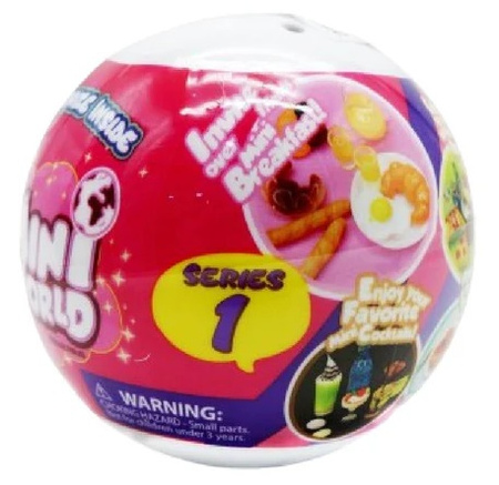 MINI WORLD SERIA 1 KULA NIESPODZIANKA KUCHNIA KITCHEN PRZEKĄSKI ŚNIADANIE