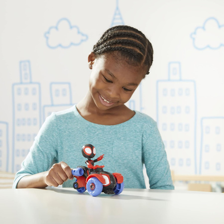 MARVEL SPIDEY I SUPER-KUMPLE FIGURKA MILES MORALES Z POJAZDEM TECHNO RACER