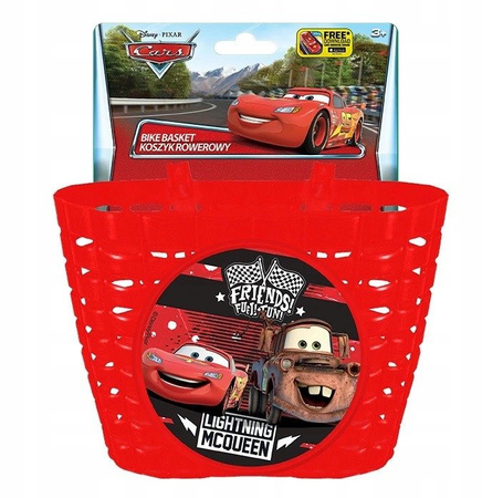 DISNEY CARS AUTO AUTA MCQUEEN KOSZYCZEK NA ROWER