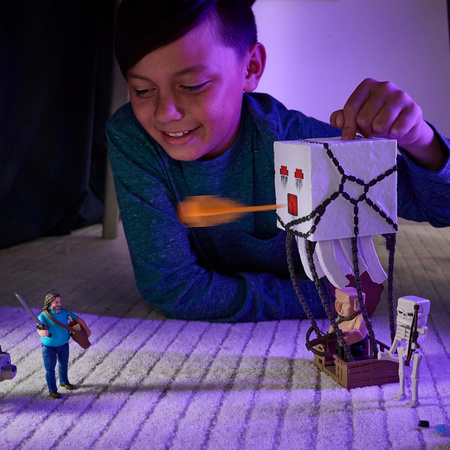 MINECRAFT MOVIE Figurka filmowa ATAKUJĄCY GHAST PIGLIN WOJOWNIK AKCESORIA