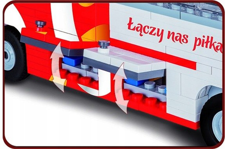 COBI MISTRZOWSKI BUS KLOCKI PZPN ŁĄCZY NAS PIŁKA