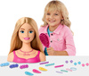 LALKA BARBIE GŁOWA DO STYLIZACJI + 20 akcesoriów do stylizacji włosów HMD88