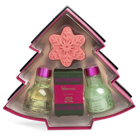 CHOINKA ZESTAW PREZENTOWY KOSMETYKÓW PREZENT NA ŚWIĘTA KULA KOSMETYKI SPA