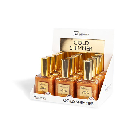 IDC GOLD SHIMMER BODY OIL ROZŚWIETLAJĄCY Olejek do ciała 50ml