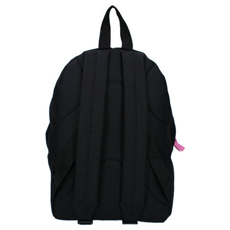 BARBIE CZARNY PLECAK SZKOLNY WYCIECZKOWY DLA DZIECI BRELOK POMPON