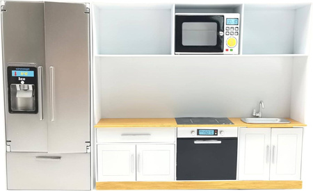 MINI WORLD KITCHEN DUŻA KUCHNIA AKCESORIA JEDZENIE MINI FOOD