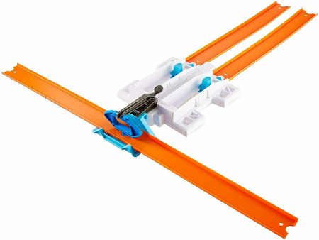 TOR HOT WHEELS ZESTAW PODWÓJNA WYRZUTNIA + AUTO