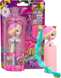 VIP PETS MINI FANS BOW POWER S5 LALKA PIESEK FIGURKA Długie Włosy CHLOE