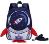 KOSMOS RAKIETA PLECAK PLECACZEK DZIECI + SMYCZ