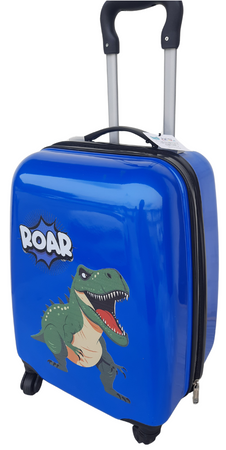 WALIZKA DINOZAUR DINOZAURY T-REX DZIECIĘCA PODRÓŻNA 4 KÓŁKA BAGAŻ