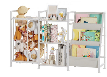 REGAŁ ORGANIZER NA ZABAWKI POJEMNIKI SZAFKA DZIECI KSIĄŻKI KOSZ NA PLUSZAKI