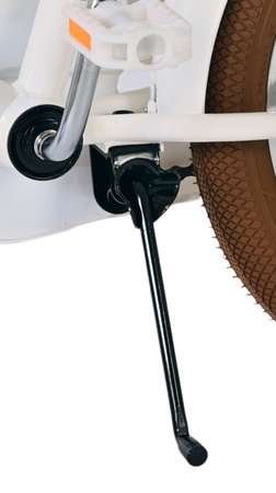 ROWER ROWEREK DLA DZIECI DZIECIĘCY BIAŁY KOSZ WSTĄŻKI FOTELIK DZWONEK KÓŁKA