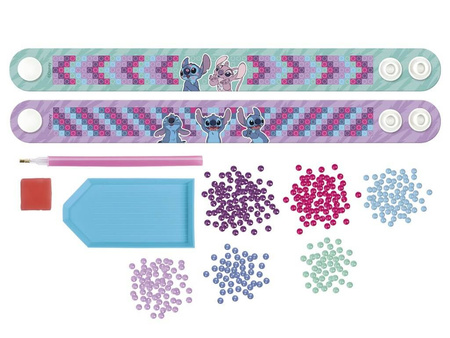 STITCH Zestaw do robienia bransoletek Mozaika diamond painting Totum