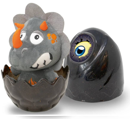 MEGA JAJOZAURY DINOZAUR W JAJKU INFERNO SZARY 26CM