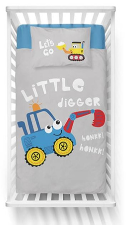 KOPARKI KOPARKA POŚCIEL 135X100 DZIECI DWUSTRONNA