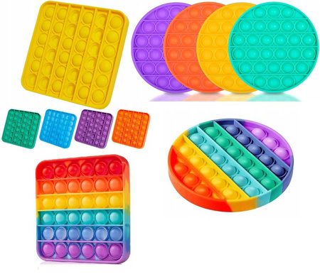 MYSTERY BOX ZESTAW FIDGET TOYS ANTYSTRESOWE POP IT