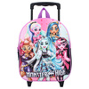 MONSTER HIGH WALIZKA 3D NA KÓŁKACH PLECAK DLA DZIECI