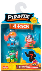 PIRATIX - Zestaw 4 figurek Seria Golden Treasure