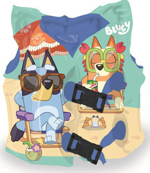 BLUEY I BINGO PIESKI KAPOK DZIECI KAMIZELKA RATUNKOWA NA BASEN