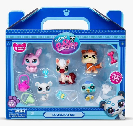 Zestaw figurek Littlest Pet Shop Collector Set Winter Besties 5 szt. 00573