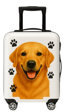 PIES PIESEK GOLDEN WALIZKA KABINOWA DLA DZIECI DO SAMOLOTU