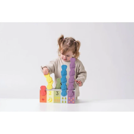 TAF TOYS GRA ZABAWKA EDUKACYJNA KRÓLIK W SZKOLE LICZENIE LICZ DOPASUJ