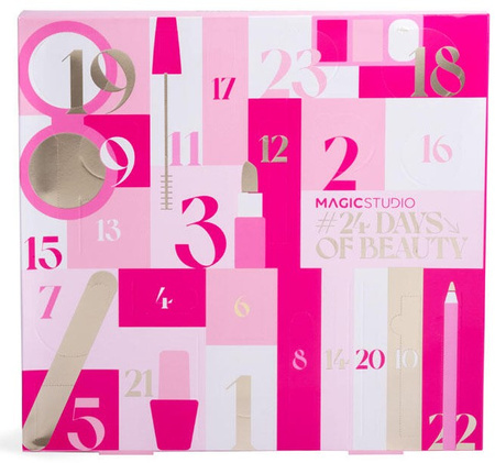 IDC KALENDARZ ADWENTOWY ŚWIĘTA ZESTAW KOSMETYKÓW KOSMETYKI DO MAKIJAŻU