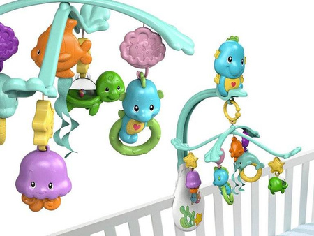 FISHER PRICE KARUZELA ŁÓŻECZKA 3W1 KONIK MORSKI